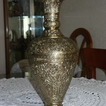 Restauración De Metales Sánchez jarrón metálico