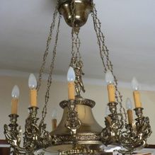 Restauración De Metales Sánchez lámpara antigua