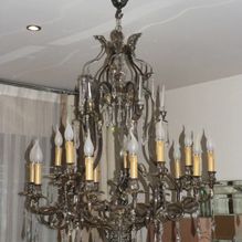 Restauración De Metales Sánchez lámpara grande