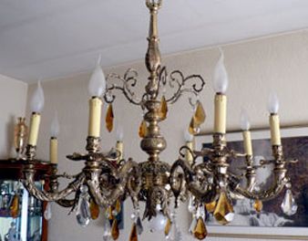 Restauración De Metales Sánchez lámpara