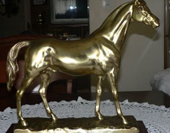 Restauración De Metales Sánchez caballo en metal